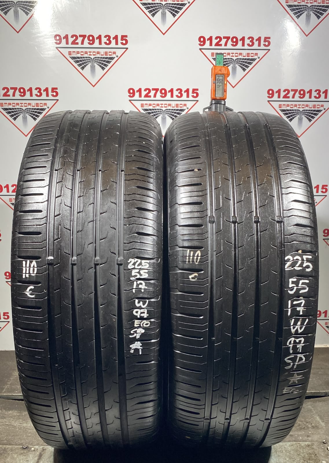 CONTINENTAL ECOCONTACT 6 USADO ECONOMICO  225/55 R17 97 W